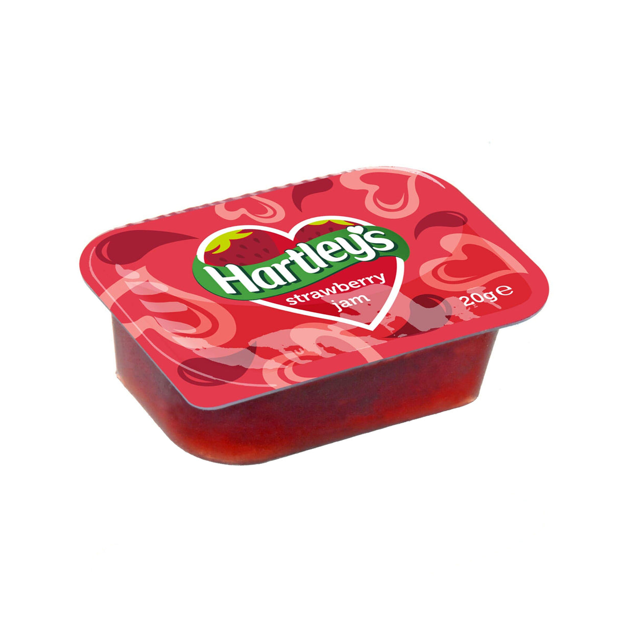 HARTLEY'S CLASSIC STRAWBERRY JAM PORTIONS (PLASTIC) x 100