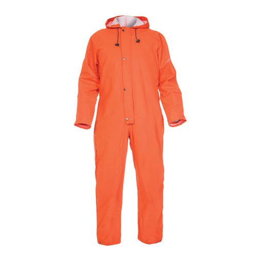 HYDROWEAR SALESBURY HYDROSOFT WATERPROOF COVERALL ORANGE L H