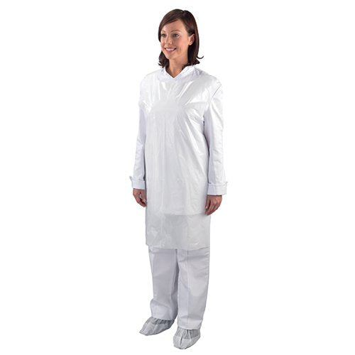 SHIELD DISPOSABLE APRONS ON A ROLL WHITE (1000 PACK) A2W/R