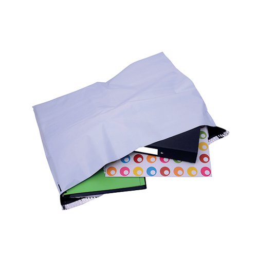 GOSECURE STRONG POLYTHENE MAILING BAG 595X430MM OPAQUE (PACK