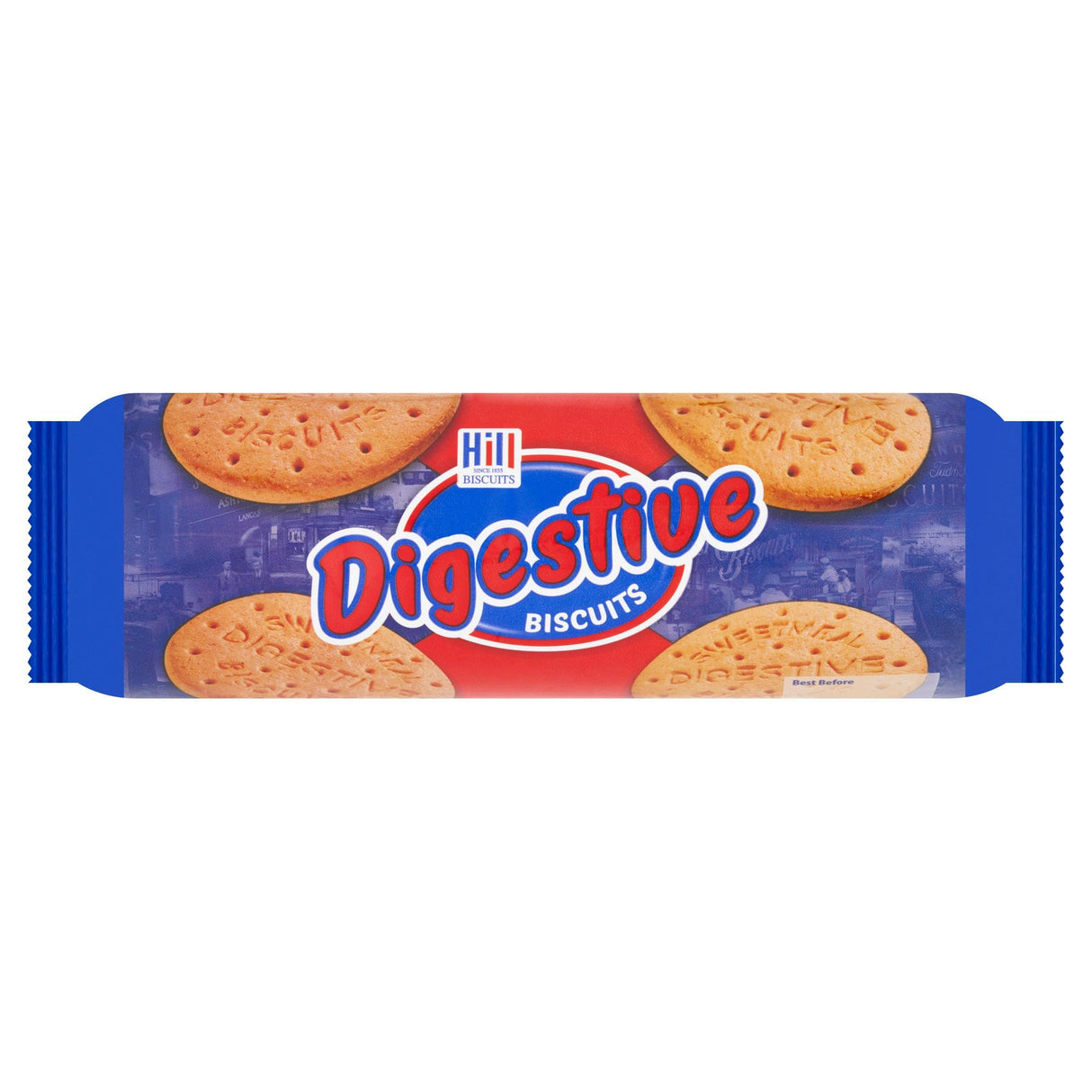 HILL DIGESTIVE BISCUITS (300g) x 12