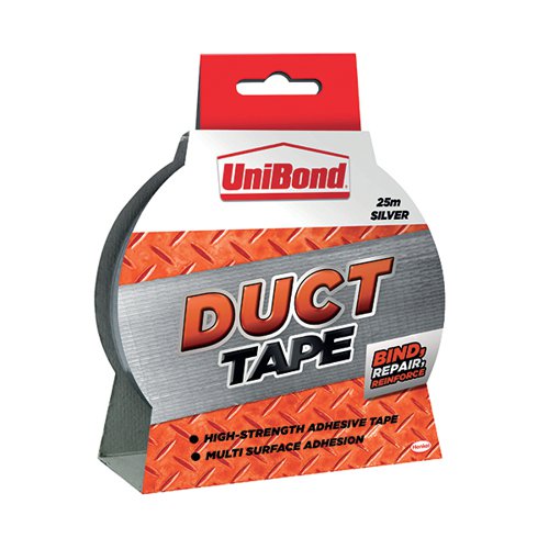 UNIBOND DUCT TAPE 50MMX25M SILVER
