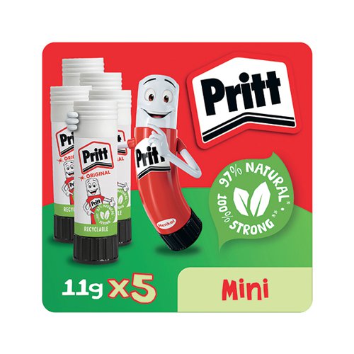 PRITT STICK GLUE STICK 11G (PACK OF 5) 1483489