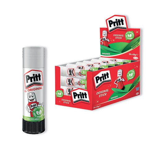 PRITT STICK GLUE STICK 43G (PACK OF 24) 1564148