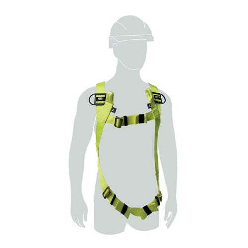 HONEYWELL H100 2 POINT 2 LOOP SAFETY HARNESS YELLOW HW103629