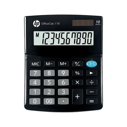 HP OFFICECALC 110 10 DIGIT SEMI-DESKTOP CALCULATOR HP-OC110/