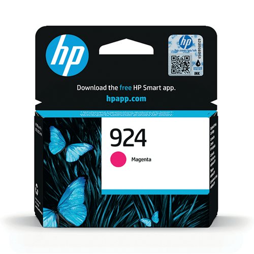 HP 924 ORIGINAL INK CARTRIDGE MAGENTA 4K0U4NE