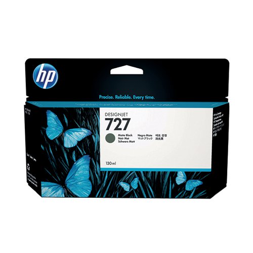 HP 727 DESIGNJET INK CARTRIDGE 130-ML MATTE BLACK B3P22A