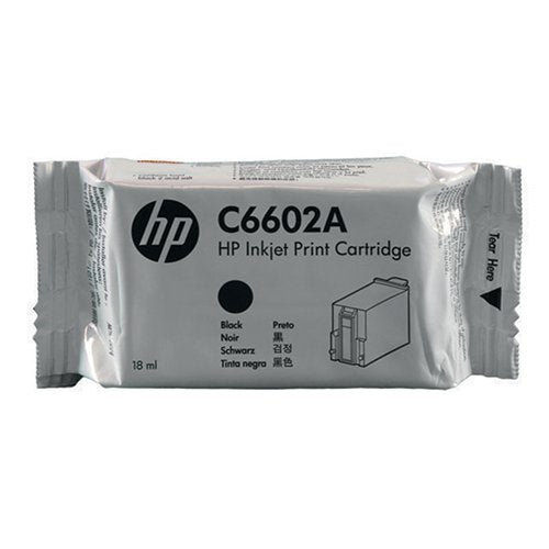 HP ORIGINAL INK CARTRIDGE BLACK C6602A