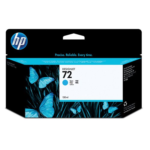 HP 72 DESIGNJET INK CARTRIDGE 130-ML CYAN C9371A
