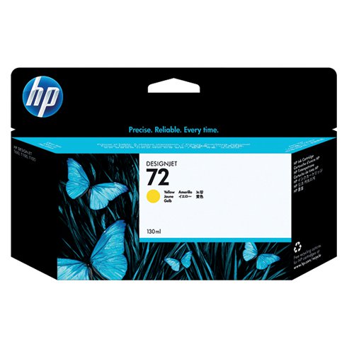 HP 72 DESIGNJET INK CARTRIDGE 130-ML YELLOW C9373A