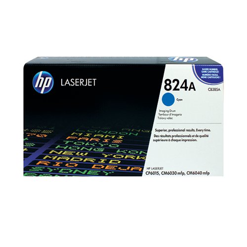 HP 824A ORIGINAL LASERJET IMAGING DRUM CYAN CB385A