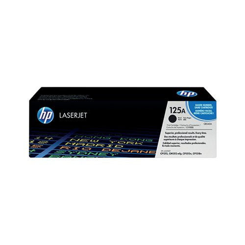 HP 125A ORIGINAL LASERJET TONER CARTRIDGE BLACK CB540A