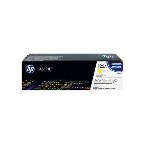 HP 125A ORIGINAL LASERJET TONER CARTRIDGE YELLOW CB542A
