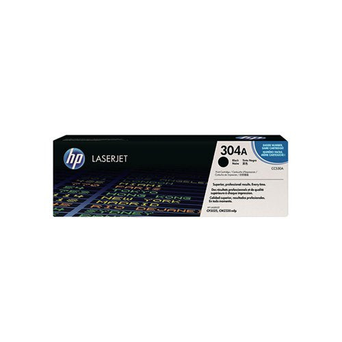 HP 304A ORIGINAL LASERJET TONER CARTRIDGE BLACK CC530A
