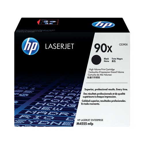 HP 90X ORIGINAL LASERJET TONER CARTRIDGE HIGH YIELD BLACK CE