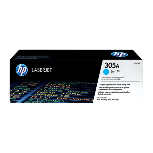 HP 305A ORIGINAL LASERJET TONER CARTRIDGE CYAN CE411A