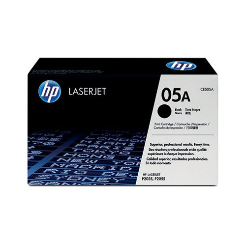 HP 05A ORIGINAL LASERJET TONER CARTRIDGE BLACK 2-PACK CE505D