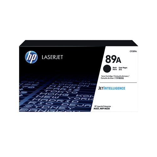 HP 89A ORIGINAL LASERJET TONER CARTRIDGE BLACK CF289A