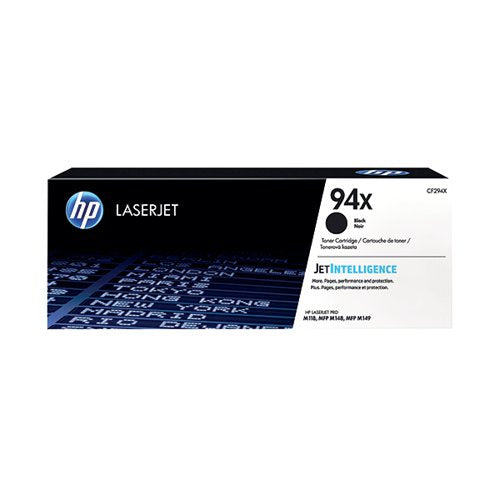 HP 94X ORIGINAL LASERJET TONER CARTRIDGE HIGH YIELD BLACK CF