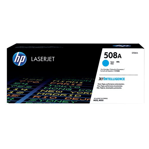 HP 508A ORIGINAL LASERJET TONER CARTRIDGE CYAN CF361A
