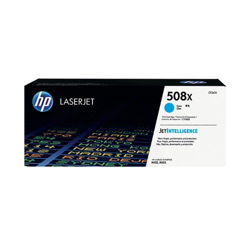 HP 508X ORIGINAL LASERJET TONER CARTRIDGE HIGH YIELD CYAN CF