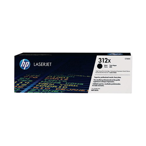 HP 312X ORIGINAL LASERJET TONER CARTRIDGE HIGH YIELD BLACK C
