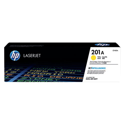 HP 201A ORIGINAL LASERJET TONER CARTRIDGE YELLOW CF402A