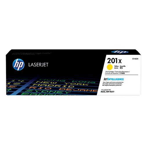 HP 201X ORIGINAL LASERJET TONER CARTRIDGE HIGH YIELD YELLOW