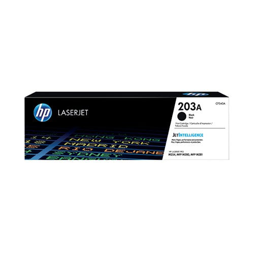 HP 203A ORIGINAL LASERJET TONER CARTRIDGE BLACK CF540A