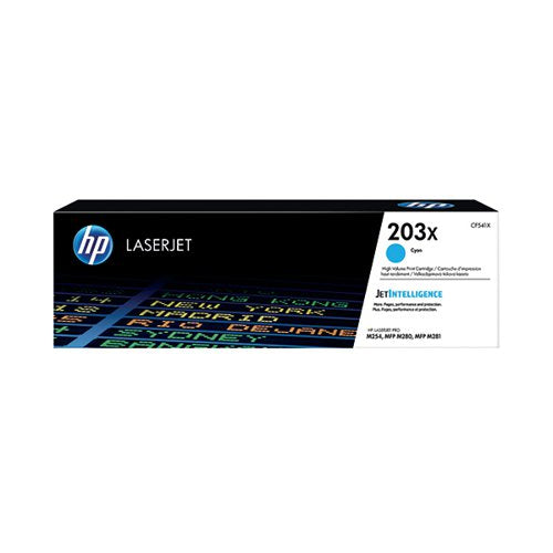 HP 203X ORIGINAL LASERJET TONER CARTRIDGE HIGH YIELD CYAN CF