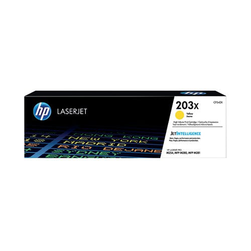 HP 203X ORIGINAL LASERJET TONER CARTRIDGE HIGH YIELD YELLOW
