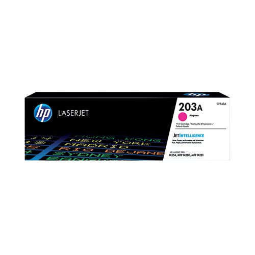 HP 203A ORIGINAL LASERJET TONER CARTRIDGE MAGENTA CF543A