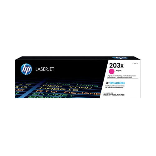 HP 203X ORIGINAL LASERJET TONER CARTRIDGE HIGH YIELD MAGENTA