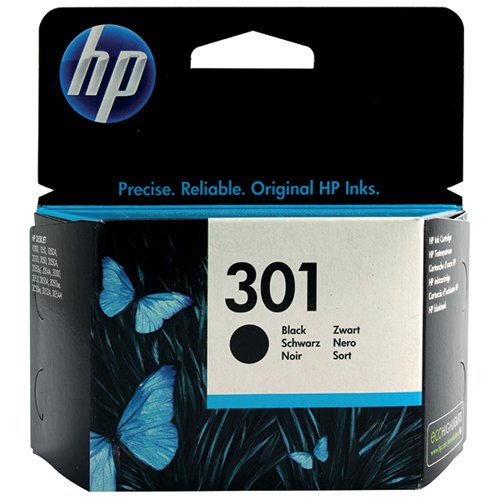 HP 301 ORIGINAL INK CARTRIDGE 3-ML BLACK CH561EE