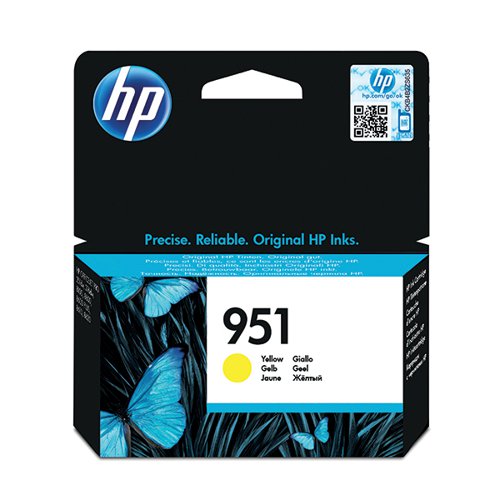HP 951 ORIGINAL INK CARTRIDGE 8-ML YELLOW CN052AE