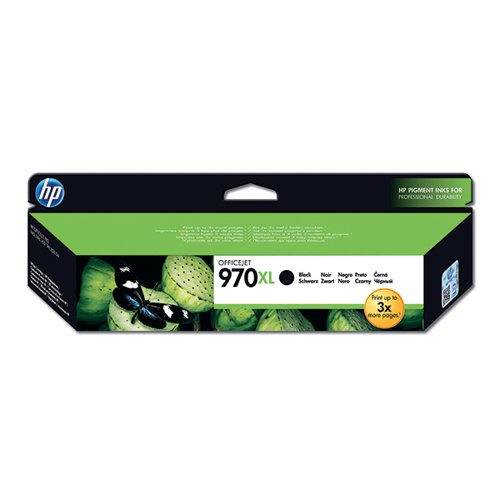 HP 970XL ORIGINAL INK CARTRIDGE HIGH YIELD BLACK CN625AE