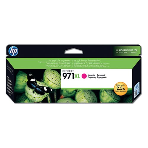 HP 971XL ORIGINAL INK CARTRIDGE HIGH YIELD MAGENTA CN627AE