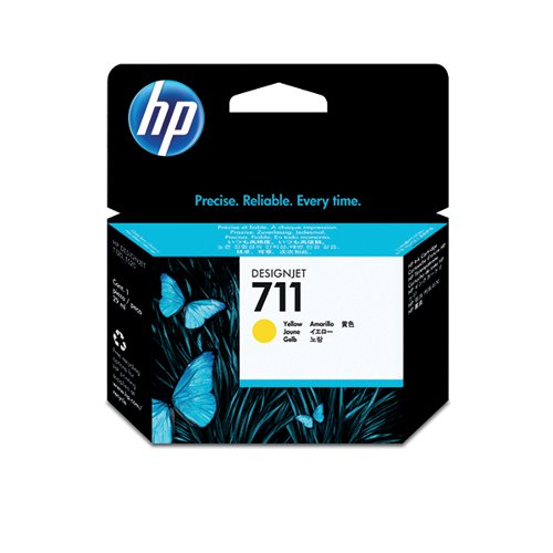 HP 711 DESIGNJET INK CARTRIDGE 29-ML YELLOW CZ132A