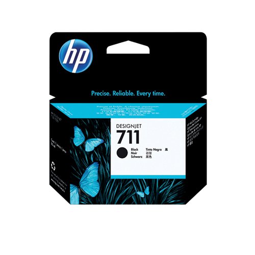 HP 711 DESIGNJET INK CARTRIDGE 80-ML BLACK CZ133A
