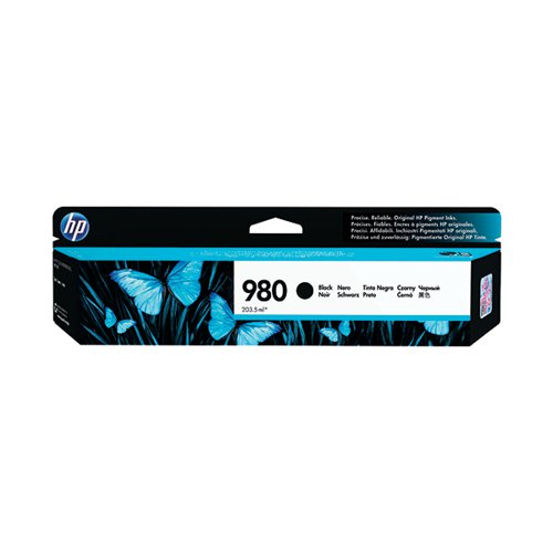 HP 980 ORIGINAL INK CARTRIDGE BLACK D8J10A