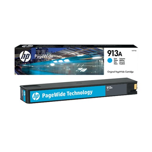 HP 913A ORIGINAL PAGEWIDE CARTRIDGE CYAN F6T77AE