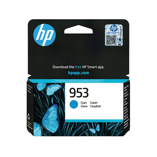 HP 953 ORIGINAL INK CARTRIDGE 9-ML CYAN F6U12AE