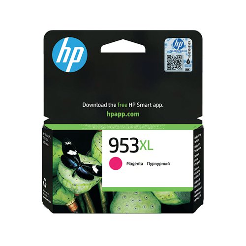HP 953XL ORIGINAL INK CARTRIDGE HIGH YIELD MAGENTA F6U17AE