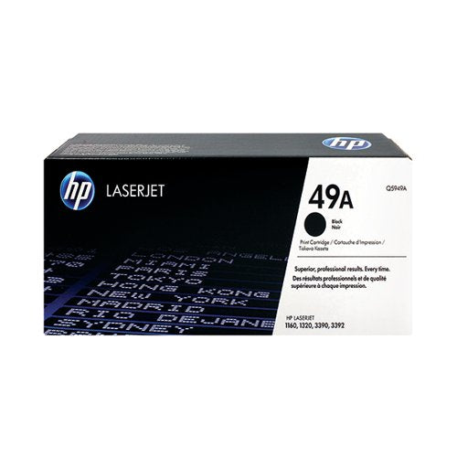 HP 49A ORIGINAL LASERJET TONER CARTRIDGE BLACK Q5949A