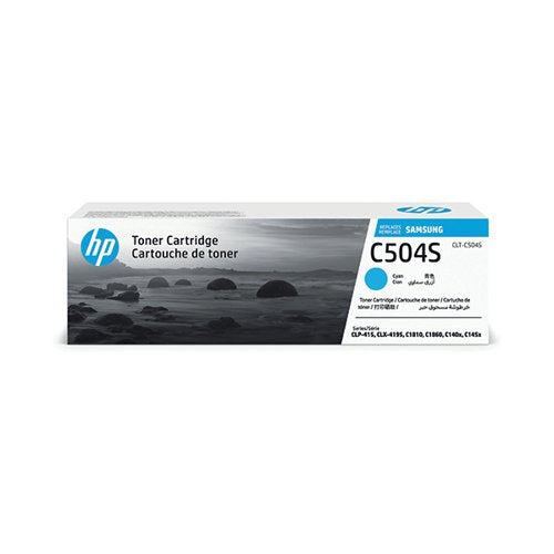 HP CLT-C504S ORIGINAL LASER TONER CARTRIDGE CYAN SU025A