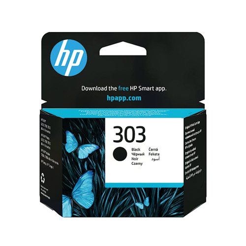 HP 303 ORIGINAL INK CARTRIDGE 4-ML BLACK T6N02AE