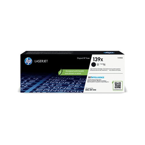 HP 139X ORIGINAL LASERJET TONER CARTRIDGE HIGH YIELD BLACK W