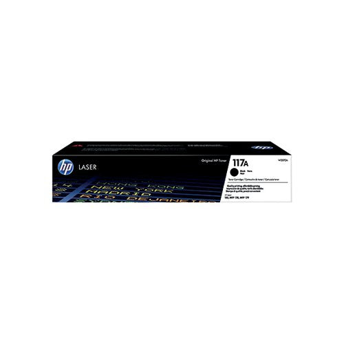 HP 117A ORIGINAL LASER TONER CARTRIDGE BLACK W2070A