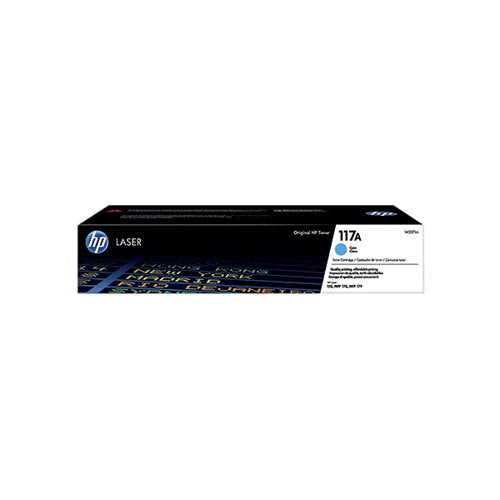 HP 117A ORIGINAL LASER TONER CARTRIDGE CYAN W2071A